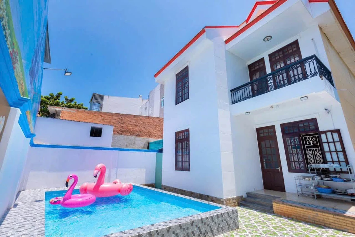 Cho thuê biệt thự sân vườn hồ bơi 300m² Vũng Tàu 17tr/tháng - Ảnh thu nhỏ 2