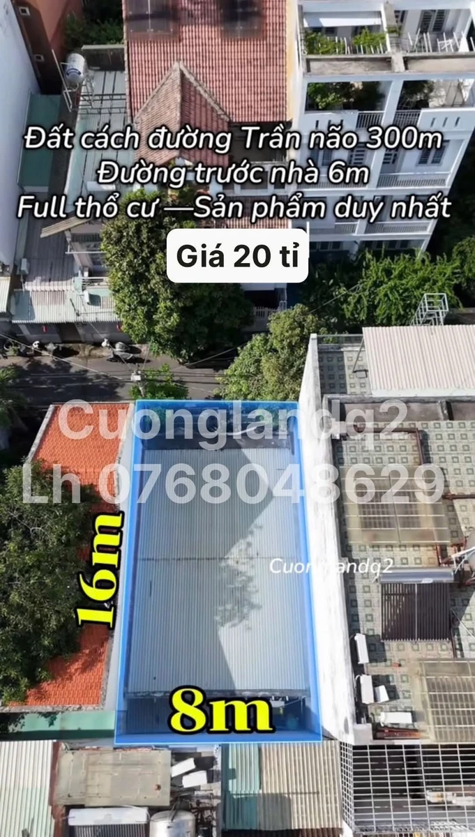 Bán đất Trần Não, An Khánh, Quận 2, 128m², 20 tỷ - Ảnh 1