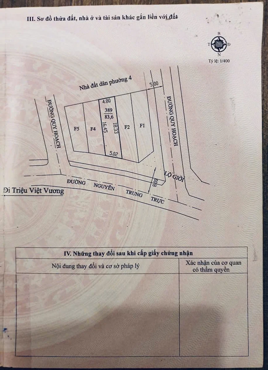 Bán đất mặt tiền Nguyễn Trung Trực Đà Lạt 84m² 7 tỷ - Ảnh thu nhỏ 2