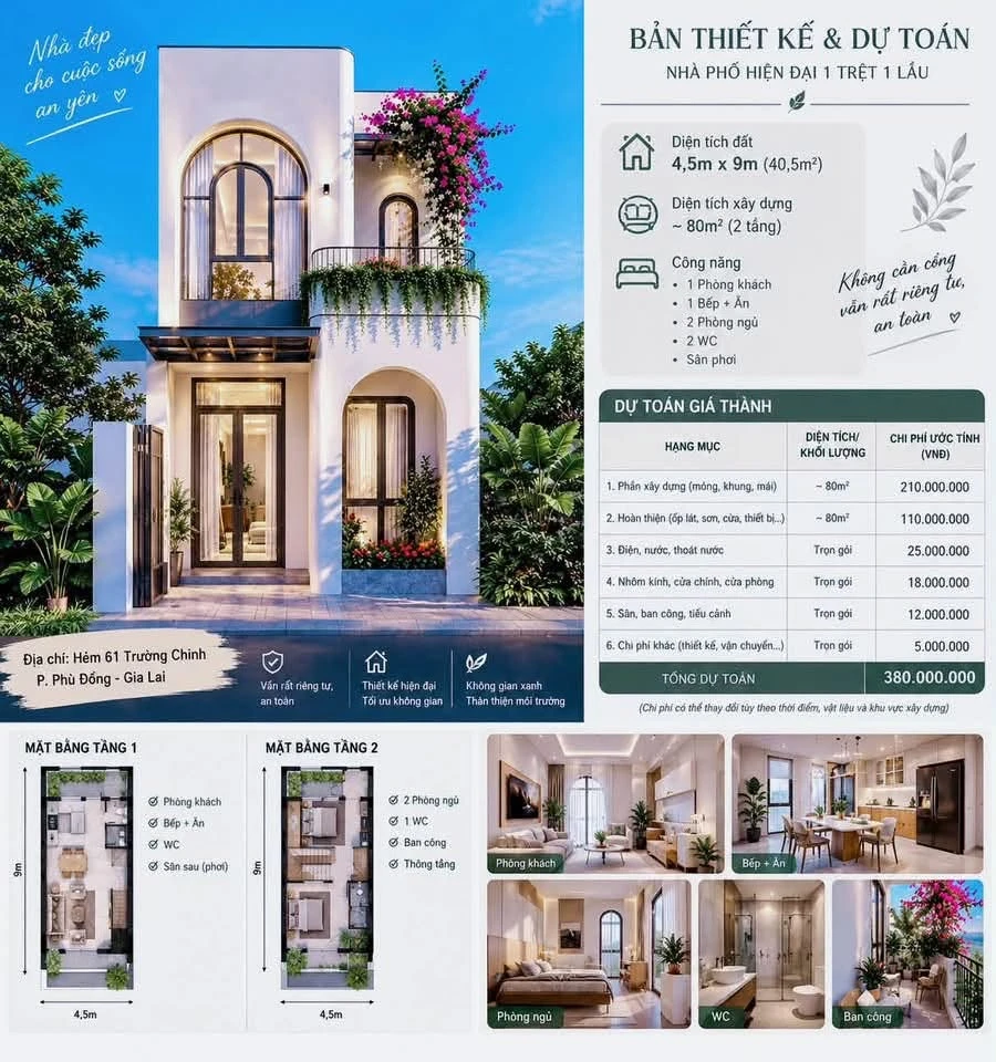 Bán đất thổ cư Pleiku 49.5m² - 480 triệu - Ảnh thu nhỏ 3