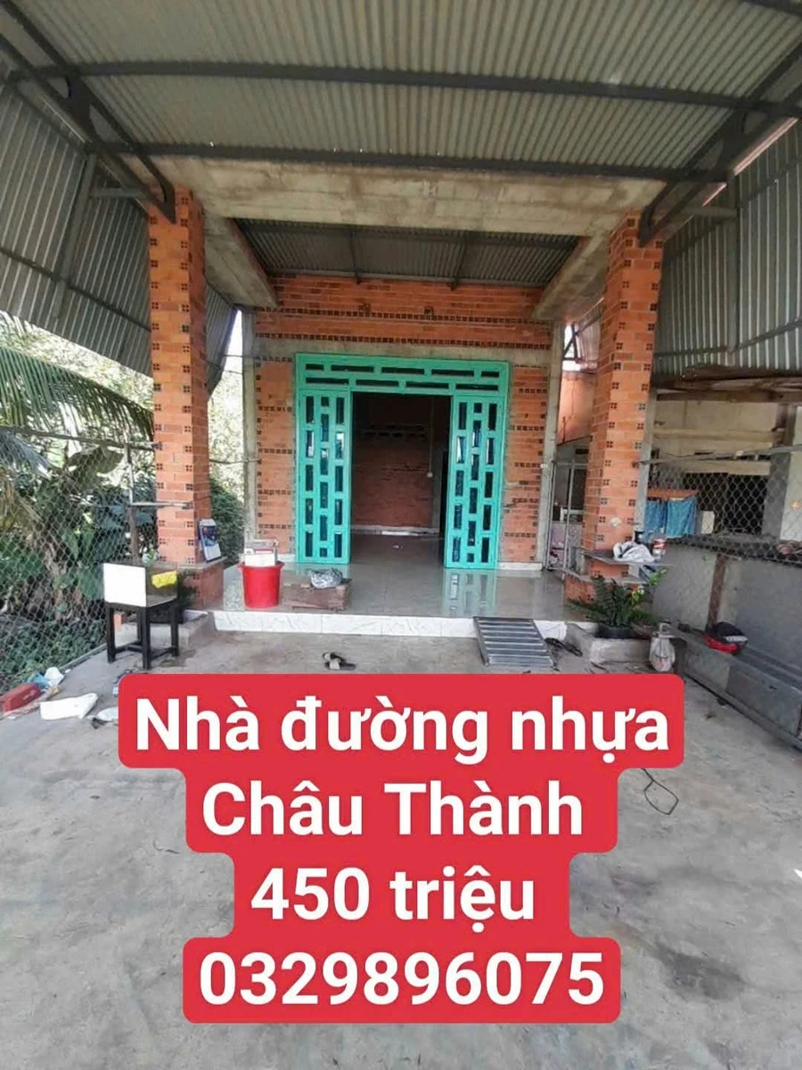 Bán nhà mặt tiền 515m² Châu Thành, Tây Ninh, giá 450 triệu - Ảnh 1