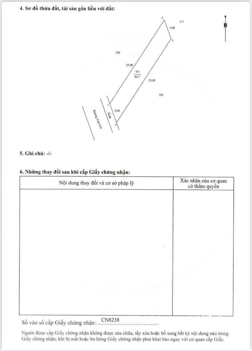 Bán nền liền kề đường 910 Bình Minh 99m² 999 triệu - Ảnh thu nhỏ 2
