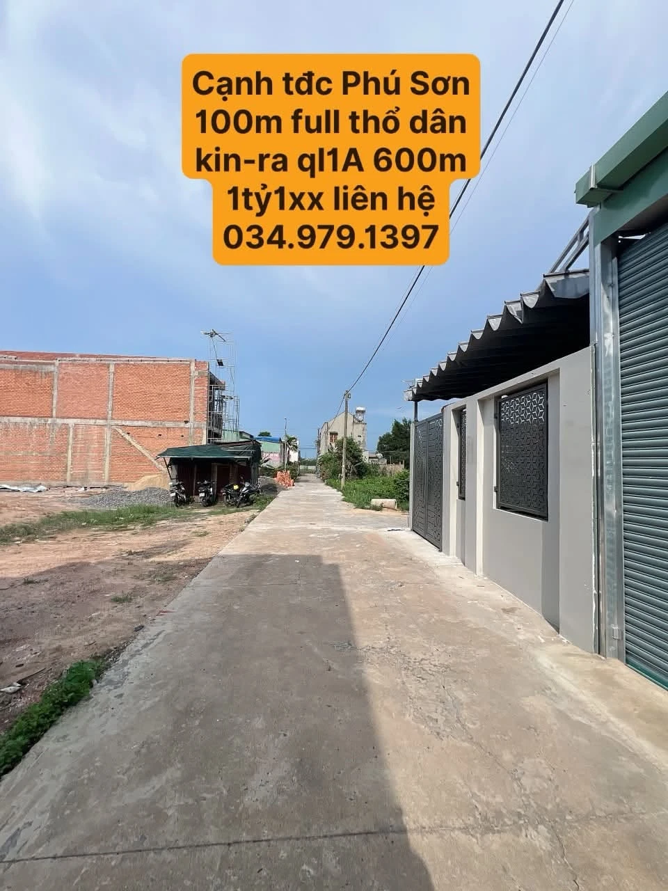 Bán lô đất thổ cư 100m2 cạnh tái định cư Phú Sơn, Trảng Bom, Đồng Nai - Ảnh 1