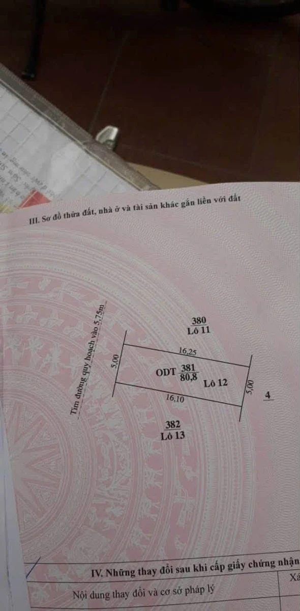 Bán đất nền Sầm Sơn 80,8m² - 1 tỷ 380 triệu - Ảnh thu nhỏ 4