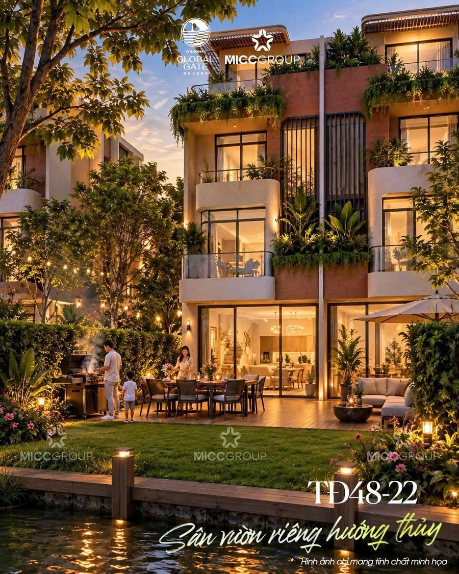 Bán song lập 162m2 sân vườn riêng hướng thủy Hạ Long - Ảnh thu nhỏ 2