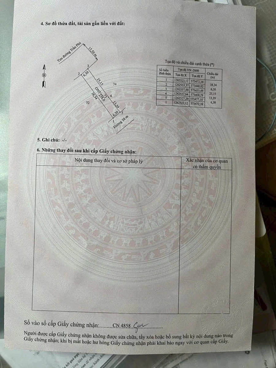 Bán đất mặt tiền Quốc lộ 785 đoạn Cây Đon, 6x38m thổ cư, Bình Minh, Tây Ninh - Ảnh thu nhỏ 3