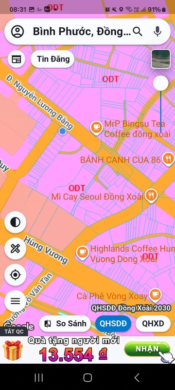 Bán lô đất 2 mặt tiền Nguyễn Lương Bằng Đồng Nai 260,7m2