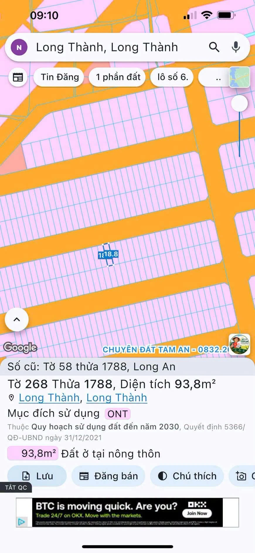 Bán đất nền An Thuận Long Thành 93,8m² giá 2,8 tỷ - Ảnh 1