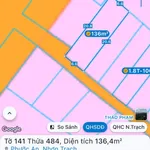 Bán đất nền Phước An 136m2, Nhà Bè, 2 tỷ 50 - Ảnh thu nhỏ 1