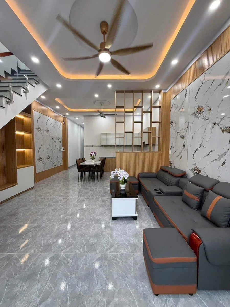 Bán nhà 1 trệt 1 lầu 120m² 3 phòng ngủ Hòa Lợi - Ảnh thu nhỏ 3