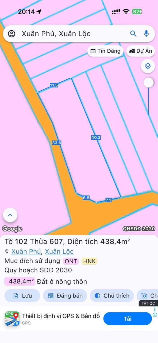 Bán đất 438m2 Xuân Phú Bình Chánh, giá trên 700 triệu - Ảnh 1