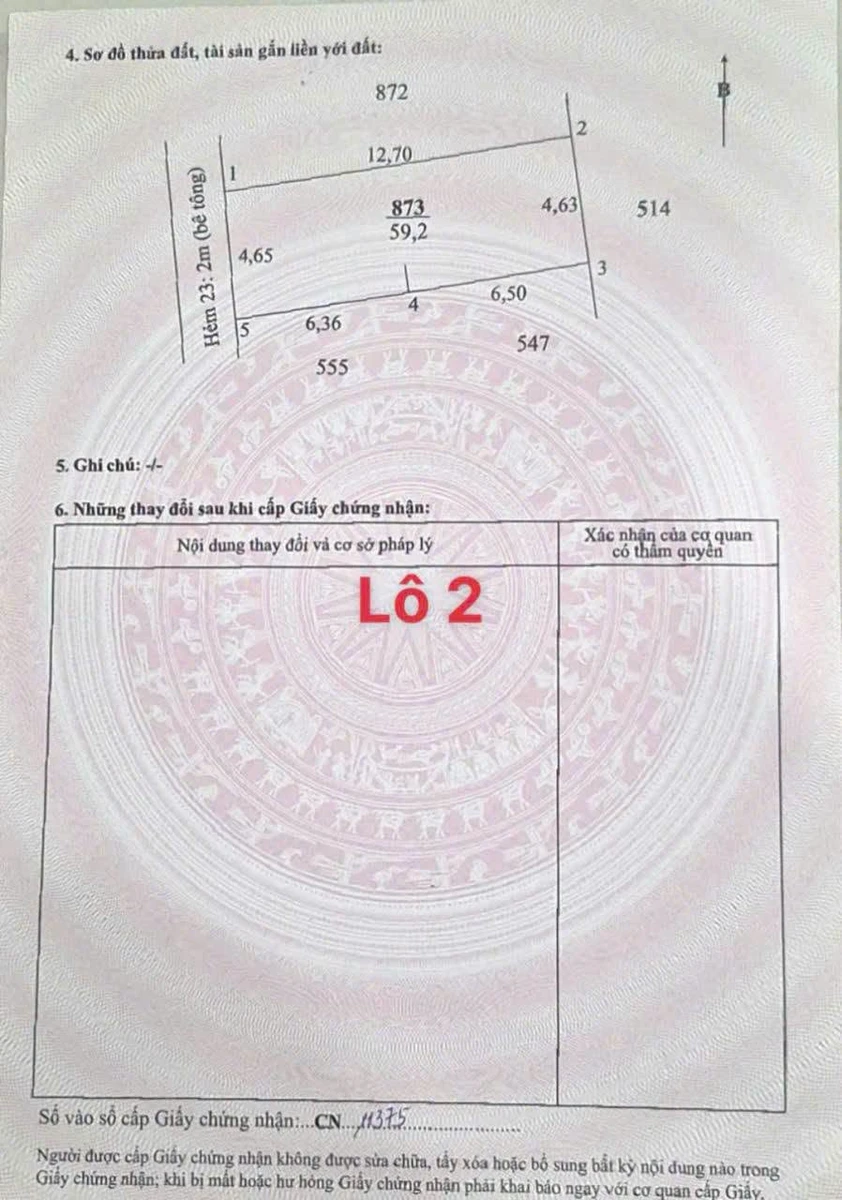 Bán lô đất nền 59m² Tân An Long An - Ảnh thu nhỏ 4