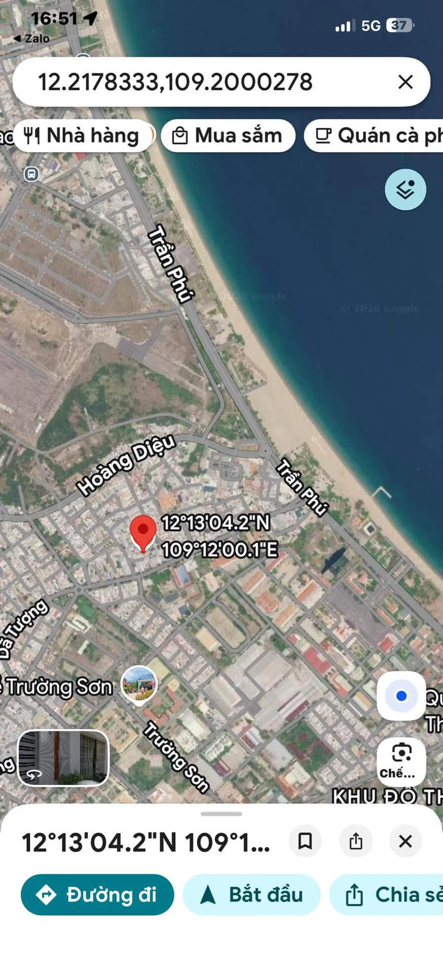 Bán đất ở đô thị 65,7m² hẻm Dã Tượng, Nha Trang, giá 3,5 tỷ, cách biển 400m - Ảnh 1