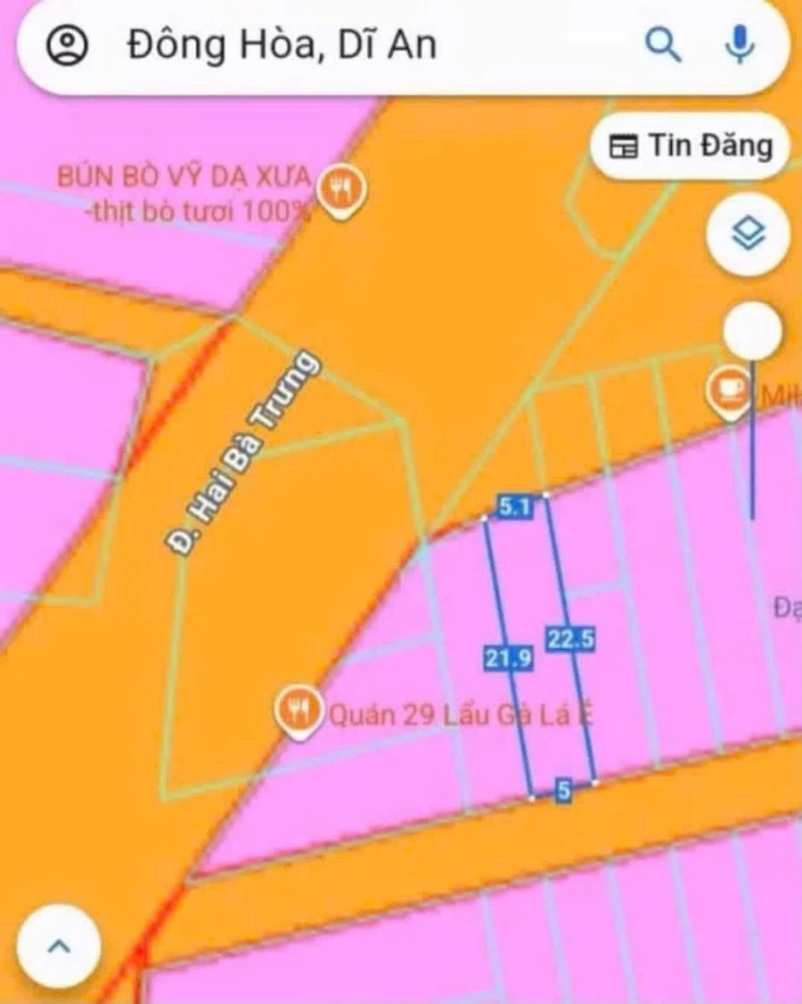 Bán đất mặt tiền 110m² Đông Hòa, Bình Dương 7,5 tỷ - Ảnh thu nhỏ 4