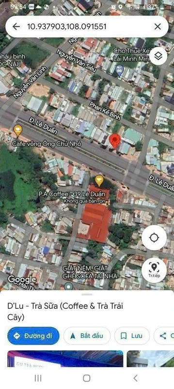 Bán đất thổ cư mặt tiền Đại lộ Lê Duẩn 85m², Phú Trinh