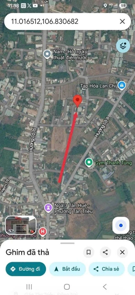 Bán đất Tân Triều Đồng Nai 110m² 1 tỷ 170 triệu - Ảnh thu nhỏ 4