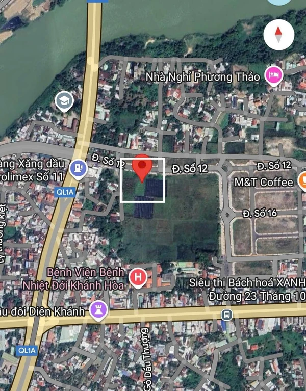 Bán đất lúa mặt tiền đường nhựa 20m, 915m2 tại Phú Ân Nam, Diên An, Khánh Hòa