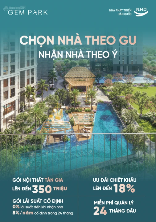 Giỏ hàng đặc biệt Gem Park Hải Phòng giá tốt thị trường Tháng 10 - NHẬN NHÀ Ở NGAY - Ảnh 1