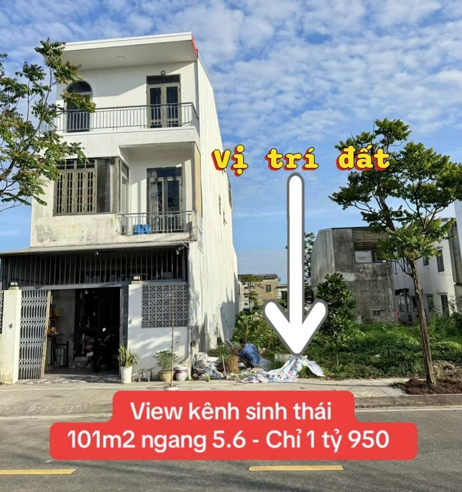 Bán đất KQH Hương Sơ 100,8m² view kênh, giá 1,8 tỷ - Ảnh thu nhỏ 4