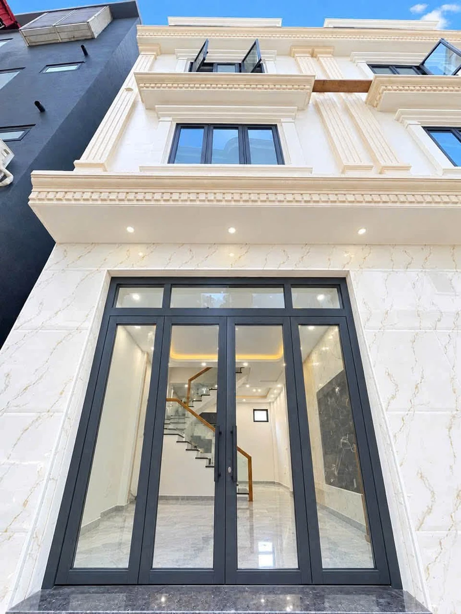 Bán dãy 8 căn nhà mới 4 tầng, 40-60m², Thiên Lôi, An Biên, 3.6-4.2 tỷ - Ảnh 1