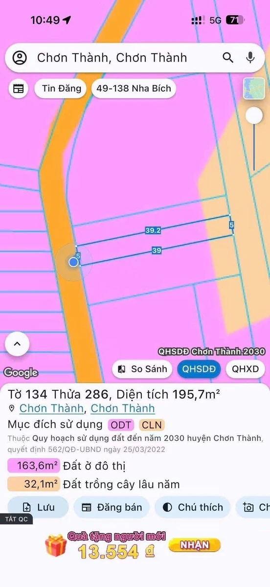 Bán cặp liền kề 100m2 sát KCN Becamex 440 triệu - Ảnh thu nhỏ 4