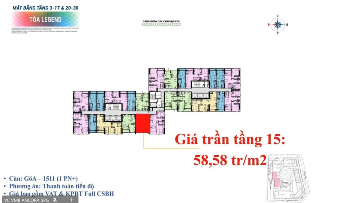 Giá dự án Sun Trường Vinh chưa tới 60tr/m2, chiết khấu khách hàng tiên phong lên đến 3,7%. - Ảnh thu nhỏ 4