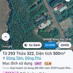 Bán đất 10x50m, 200m2 thổ cư, giá 900 triệu gần chợ Cây Điệp, Tân Phước, Đồng Phú - Ảnh thu nhỏ 4