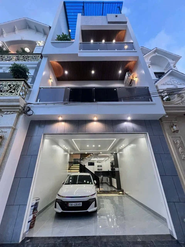 Bán nhà 4 tầng 63m² có gara ô tô, full nội thất tại Quỳnh Hoàng, An Dương