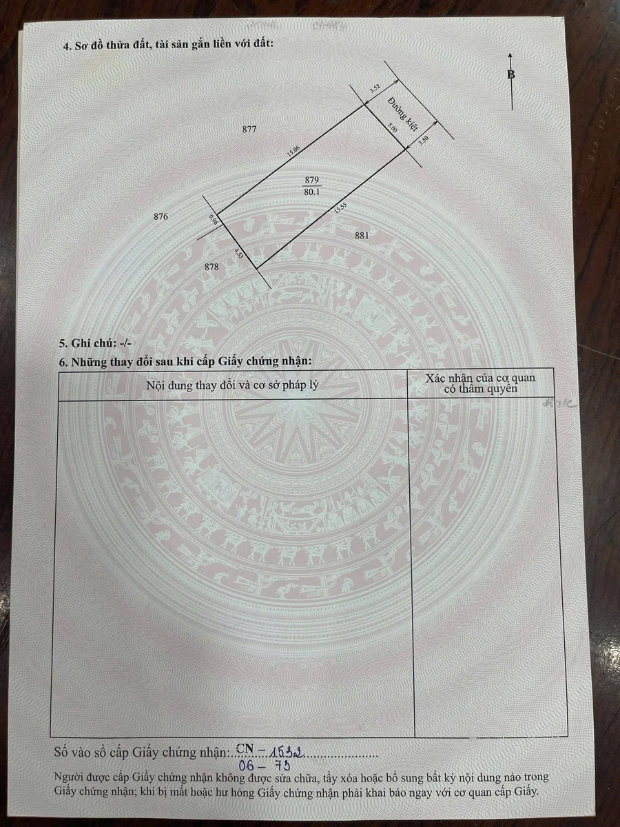 Bán đất kiệt 80m² Lý Nam Đế, Huế 1 tỷ 370 triệu - Ảnh thu nhỏ 4