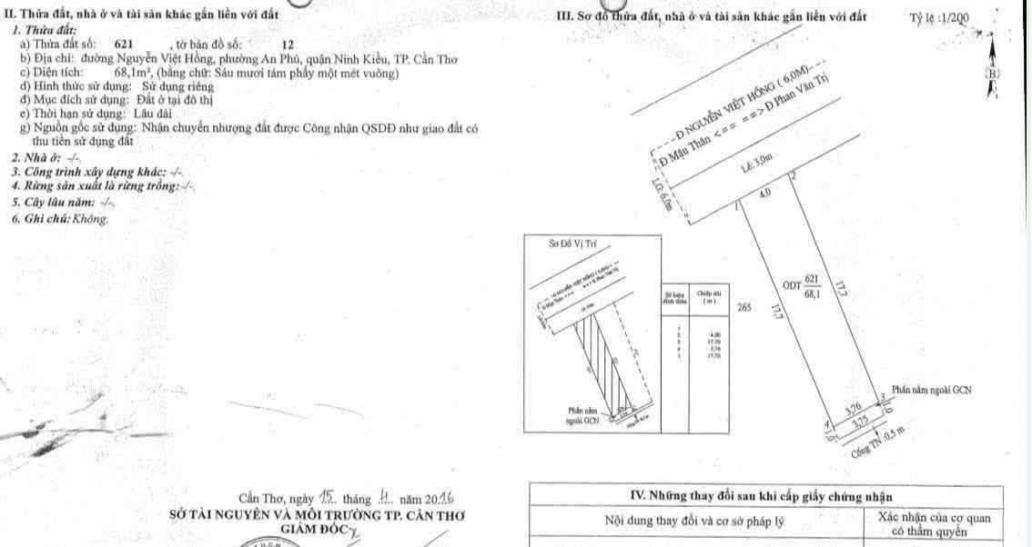 Bán nhà mặt tiền Nguyễn Việt Hồng, Cần Thơ, 304m², 17 tỷ - Ảnh thu nhỏ 5