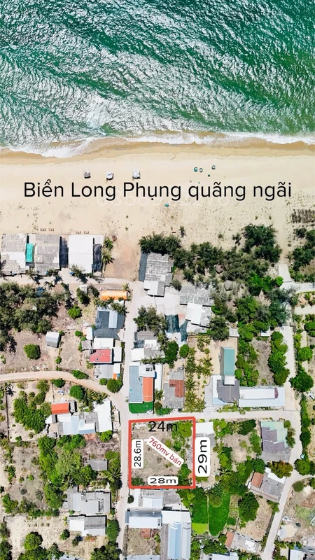 Bán đất biển Ông Rạng 110m² gần biển 20m, từ 850 triệu