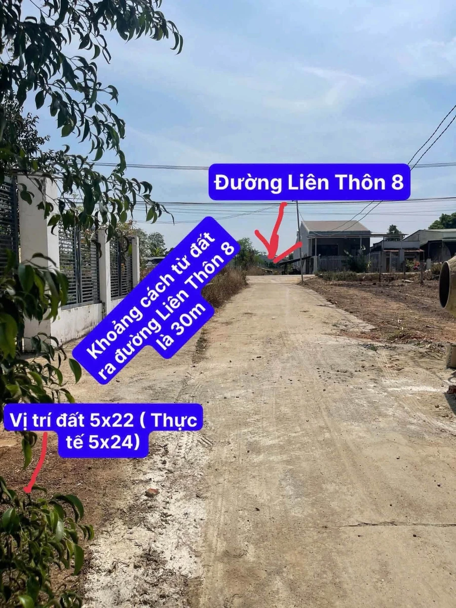 Bán đất hẻm ô tô 5x24m Bình Tân 830 triệu - Ảnh thu nhỏ 2