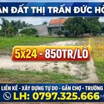 Bán lô đất Đức Hòa 120m² - 850 triệu - Ảnh thu nhỏ 1