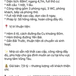 Bán nhà hẻm ô tô 69m² 3PN Ba Cu Vũng Tàu - Ảnh thu nhỏ 1