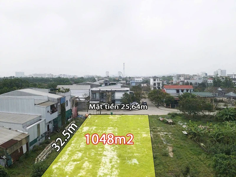Bán đất mặt tiền Xuân Hòa Huế 1048m² vị trí vàng