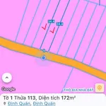 Bán 2 nền liền kề thị trấn Định Quán 340m² giá 570 triệu - Ảnh thu nhỏ 1