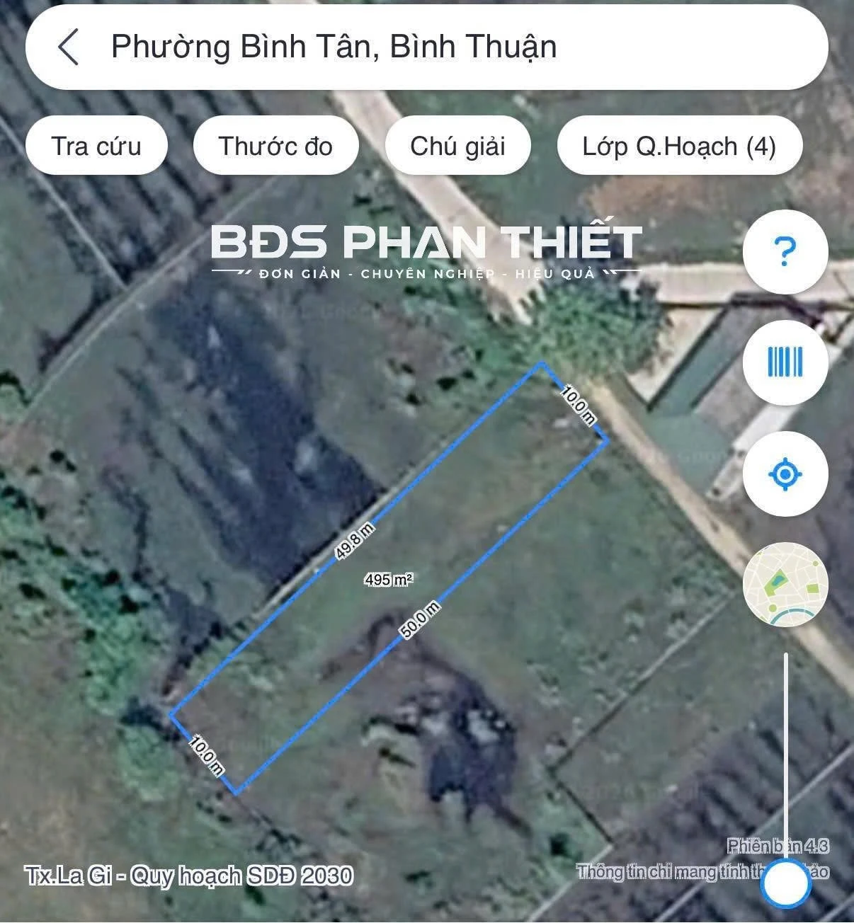 Bán đất Phan Thiết 498 m², 1 tỷ 950 triệu - Ảnh 1