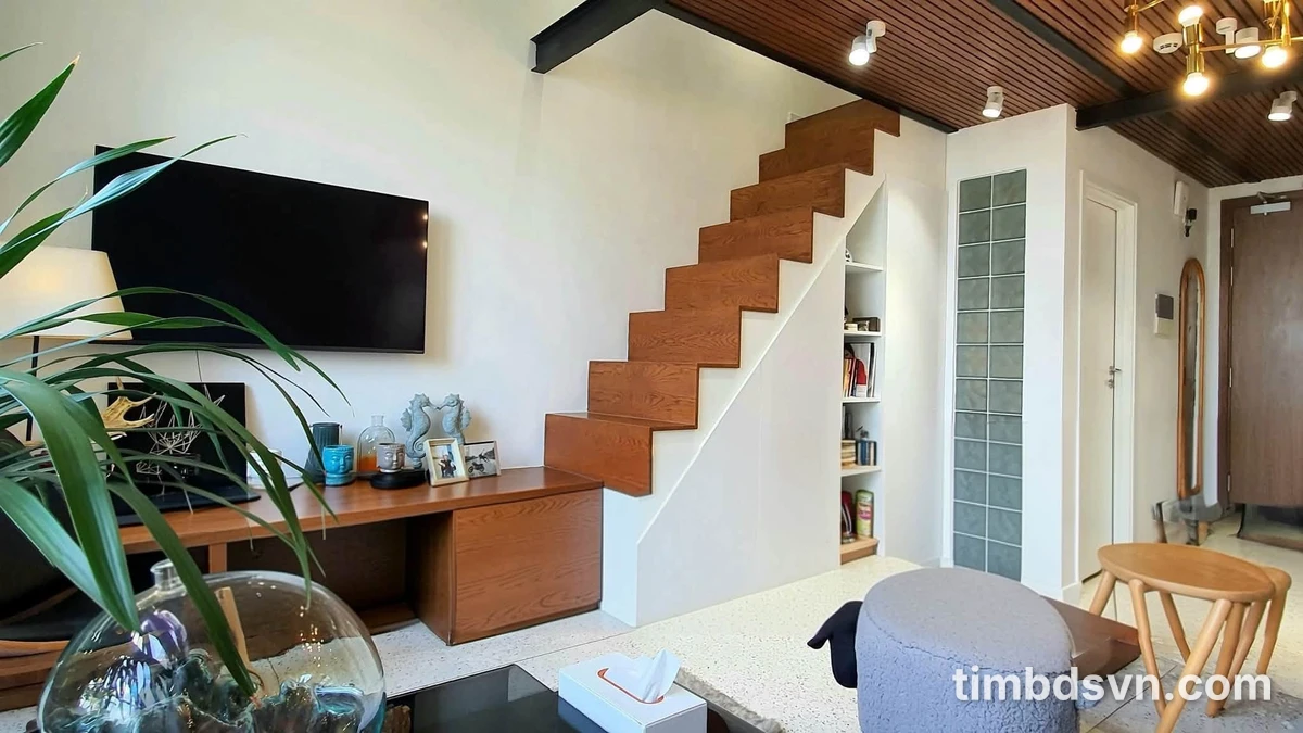 Cho thuê duplex Masteri Millennium 1PN 55m2 19 triệu/tháng - Ảnh thu nhỏ 3