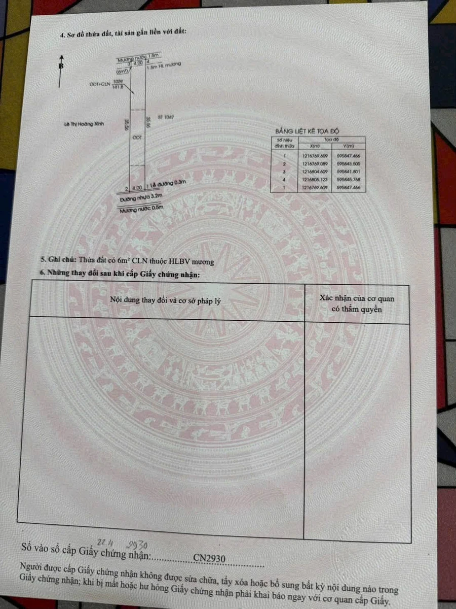 Bán đất 4x35.5m gần Chợ Tương Bình Hiệp, Bình Dương - Ảnh thu nhỏ 5
