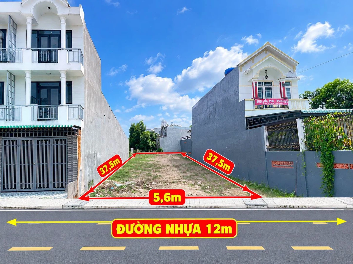 Bán đất nền 5,6x37m Mỹ Hạnh, Tây Ninh - 3 tỷ 990 - Ảnh thu nhỏ 2