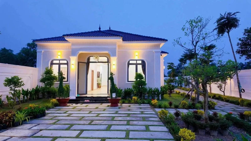 Biệt thự sân vườn 1.100m² 4PN Đức Hòa Long An 8,9 tỷ