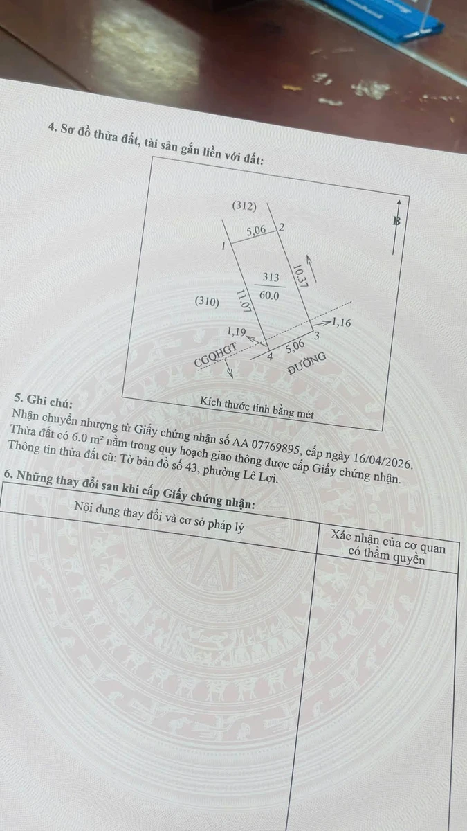 Bán lô đất 60m² mặt tiền Trường Chinh Quận 3 - Ảnh 1
