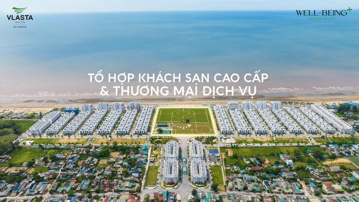 Chính chủ gửi bán gấp lô góc shop trục chính 27m dự án Vlasta - Sầm Sơn - Ảnh 1