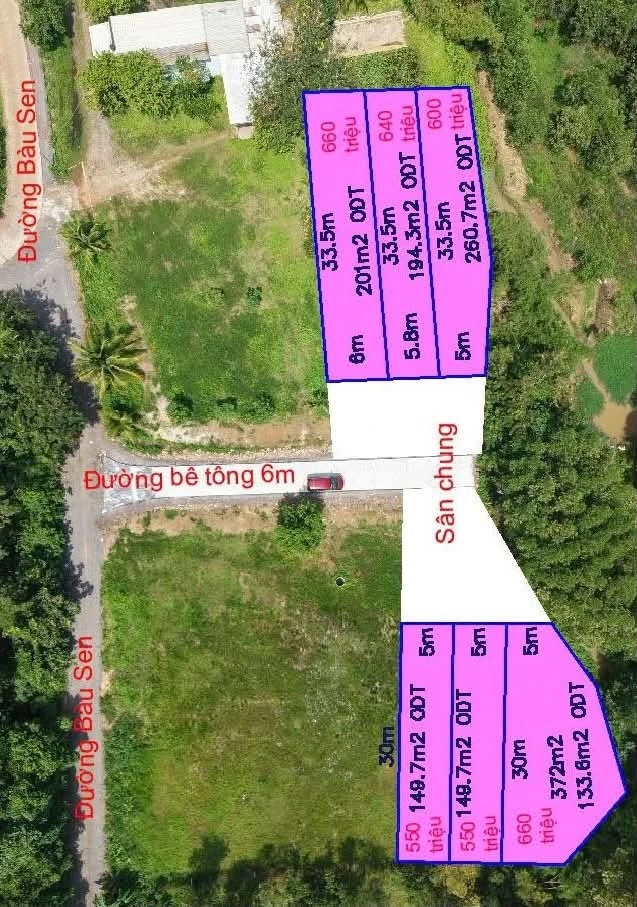Bán đất nền mặt tiền đường bê tông full thổ cư 150-260m2 đối diện khu đô thị hồ Núi Le, Đồng Nai - Ảnh 1