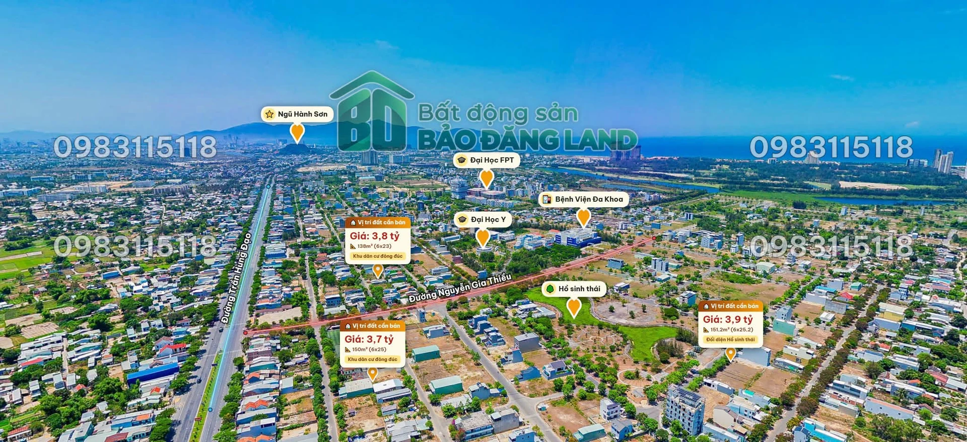 Bán đất 6x25m 150m² giá 3.7 tỷ Đà Nẵng - Ảnh 1