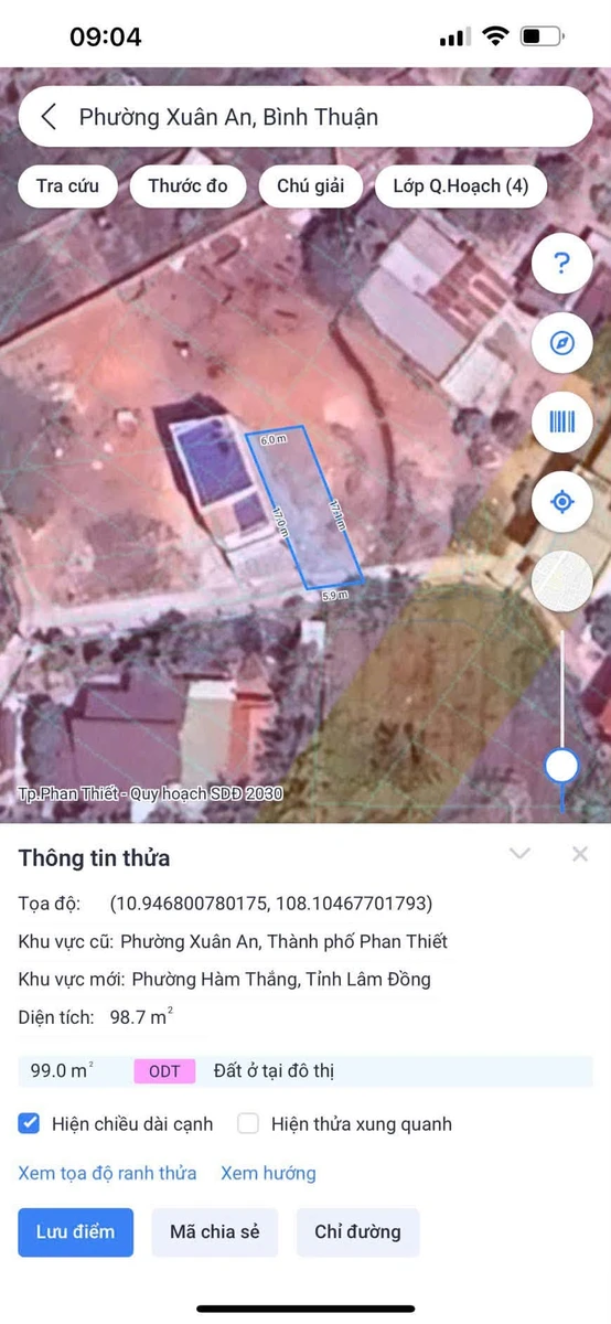 Bán đất thổ cư Xuân An 99m2 giá 1 tỷ 550 triệu - Ảnh thu nhỏ 3