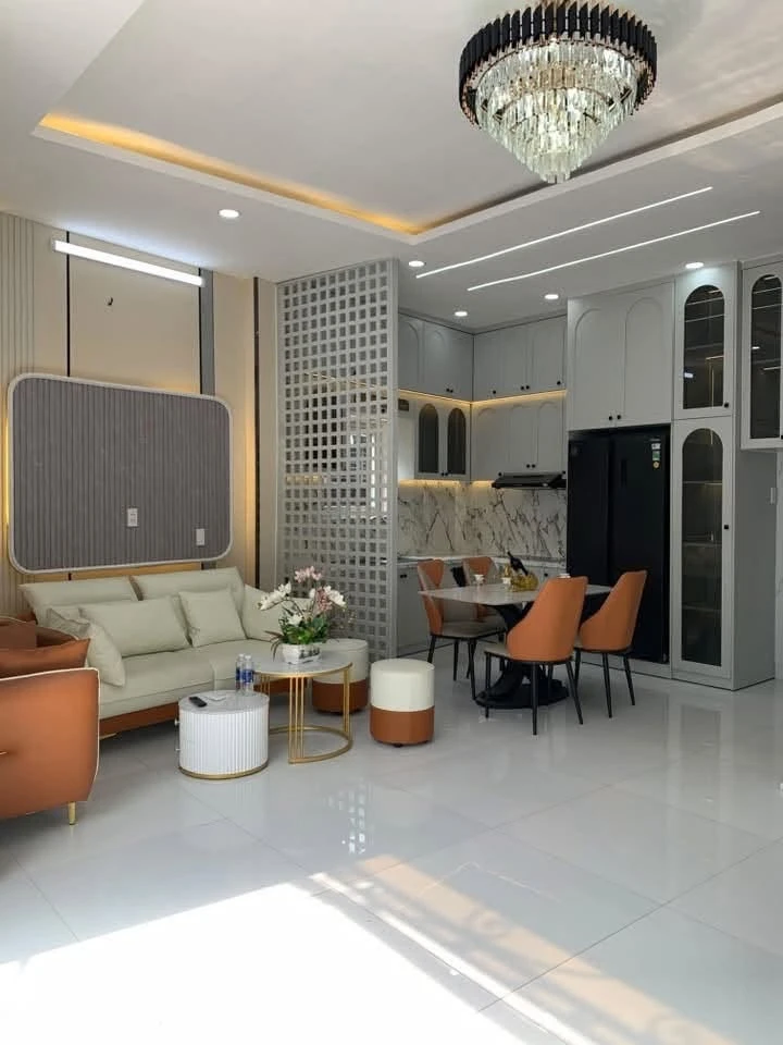 Bán nhà 4 tầng lô góc 55m2, 4PN, Huỳnh Tấn Phát, Nhà Bè, giá 6,68 tỷ - Ảnh thu nhỏ 4