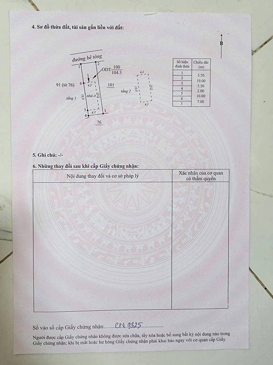 Bán nhà 2 phòng ngủ 104.5m² Phường Hàm Thắng, Cần Giờ 2 tỷ - Ảnh 1