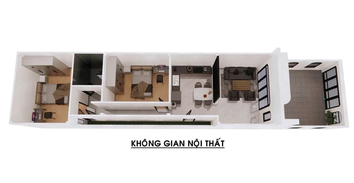 Bán nhà cấp 4 mới 94.5m² Tân Xuyên 1.7 tỷ - Ảnh thu nhỏ 3