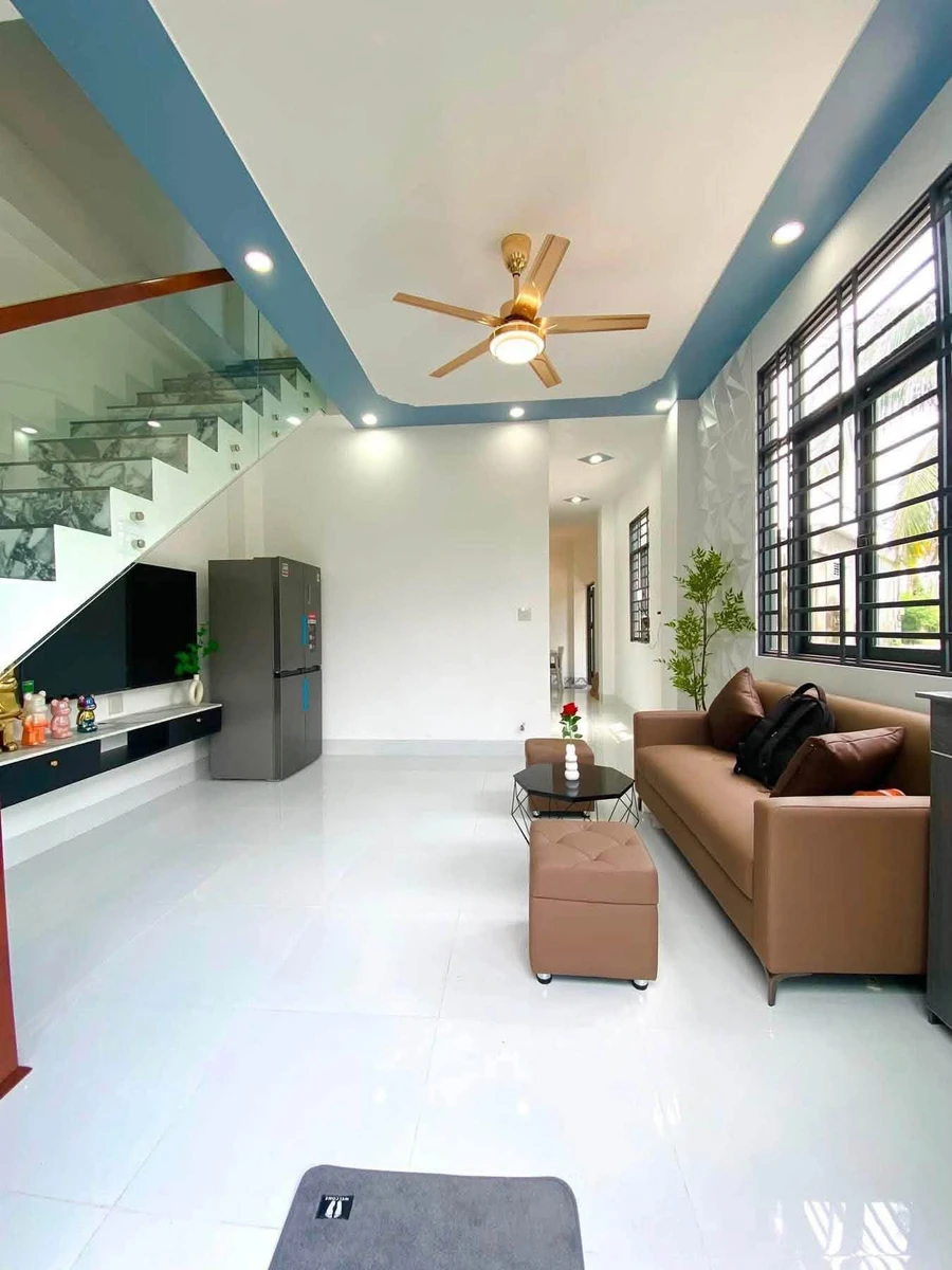 Bán nhà trệt lầu góc 2 mặt tiền 100m² Bình Thuỷ Cần Thơ 1,98 tỷ - Ảnh thu nhỏ 2